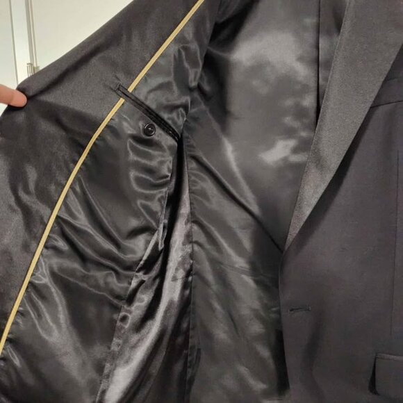 Mens Simons Fitted Suit Jacket Reg 34 - Picture 3 of 9